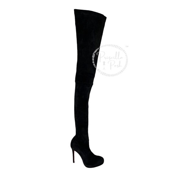 Christian Louboutin
Suede Calfskin Louise XI 120 Thigh High Boots 37.5 - Picture 5 of 16